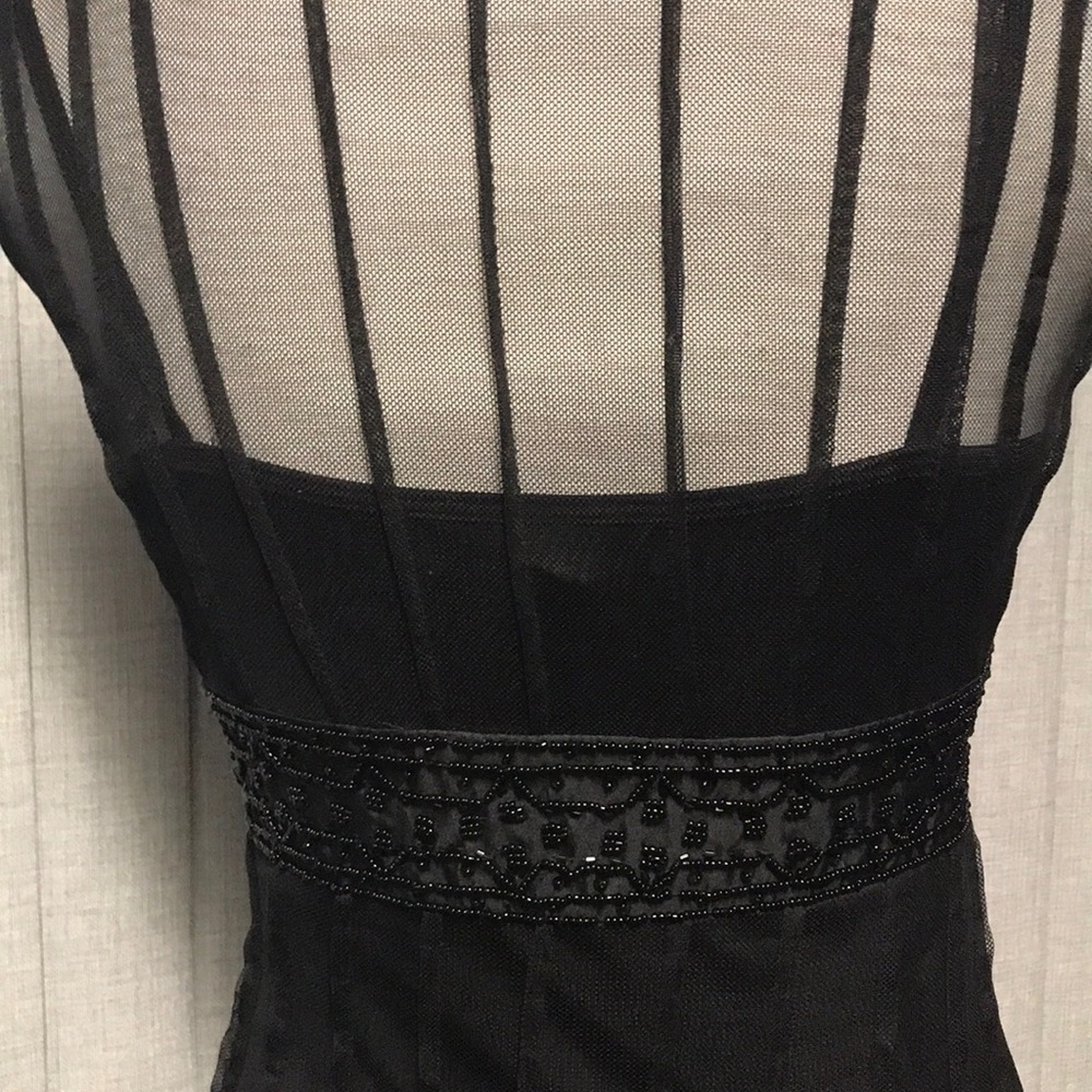 WHBM Little Black Dress Beading EUC - Picture 6 of 8